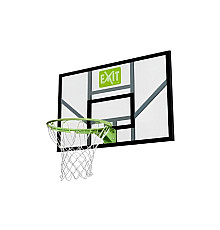 Щит баскетбольний EXIT Toys Galaxy 116 х 77 см, чорно-зелений