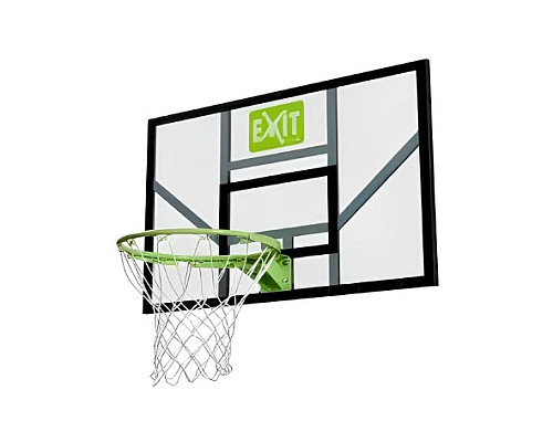 Щит баскетбольний EXIT Toys Galaxy 116 х 77 см, чорно-зелений