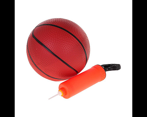 Щит баскетбольний Ramiz AT-828 45,5 x 30,5 см, м'яч + насос, чорно-сірий