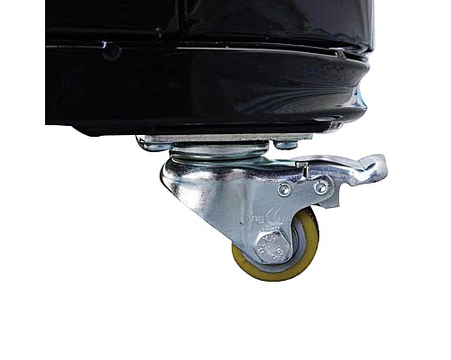 Стійка баскетбольна регульована inSPORTline Cleveland Steel 305 см, чорно-біла