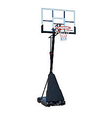 Стійка баскетбольна регульована inSPORTline Cleveland 305 см, чорно-біла