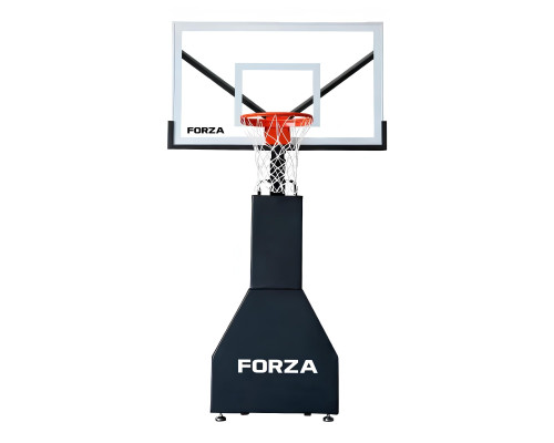 Стійка баскетбльна FORZA MicroArena 230–305 см, чорно-біла