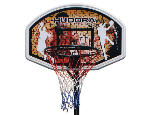 Стійка баскетбольна HUDORA Stand Chicago 206–260 см, чорно-коричнева