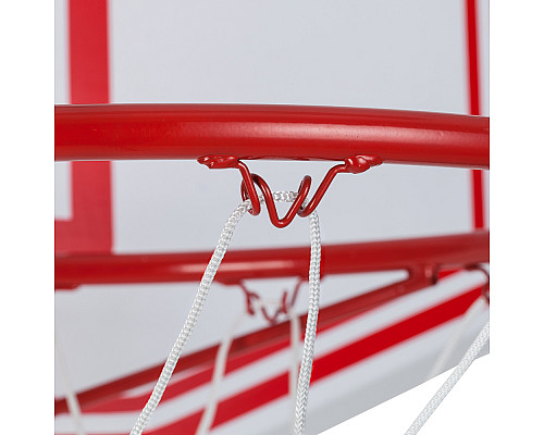 Щит баскетбольний inSPORTline Montrose 91 х 61 см, червоно-білий