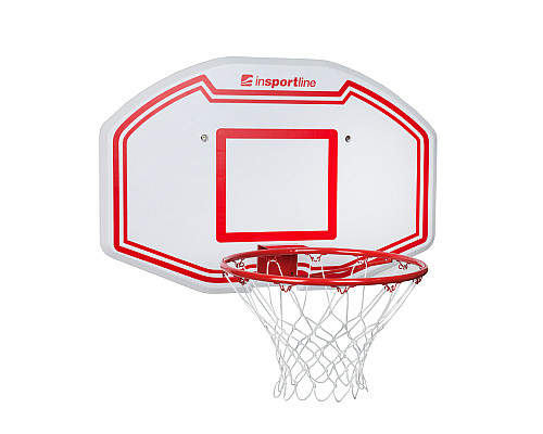Щит баскетбольний inSPORTline Montrose 91 х 61 см, червоно-білий