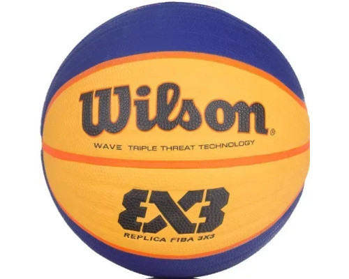 М'яч баскетбольний Wilson Fiba 3X3 розмір 6, оранжево-синій