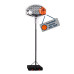 Стійка баскетбольна Hudora Stand XXL 260–305 см, чорно-біла