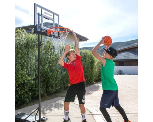 Стійка баскетбольна QUICKPLAY BALLER MINI HOOP 100–212 см, чорна