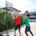 Стійка баскетбольна QUICKPLAY BALLER MINI HOOP 100–212 см, чорна