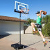 Стійка баскетбольна QUICKPLAY BALLER MINI HOOP 100–212 см, чорна