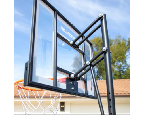 Стійка баскетбольна QUICKPLAY BALLER MINI HOOP 100–212 см, чорна