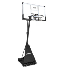 Стійка баскетбольна VIRTUFIT PREMIUM 245-305 см, чорно-біла