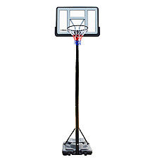 Стійка баскетбольна SBA S021A 305 см, чорно-біла