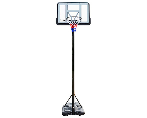 Стійка баскетбольна SBA S021A 305 см, чорно-біла