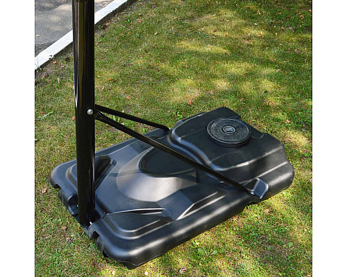 Стійка баскетбольна SBA S021A 305 см, чорно-біла