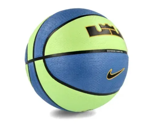 М'яч баскетбольний Nike PLAYGROUND 2.0 8P L JAMES DEFLATED LIME розмір 7
