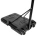 Стійка баскетбольна з м'ячем VIRTUFIT 170-215 см, чорно-біла
