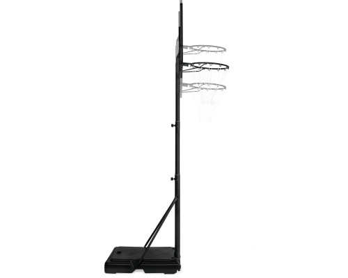 Стійка баскетбольна VIRTUFIT 145-305 см, чорно-біла
