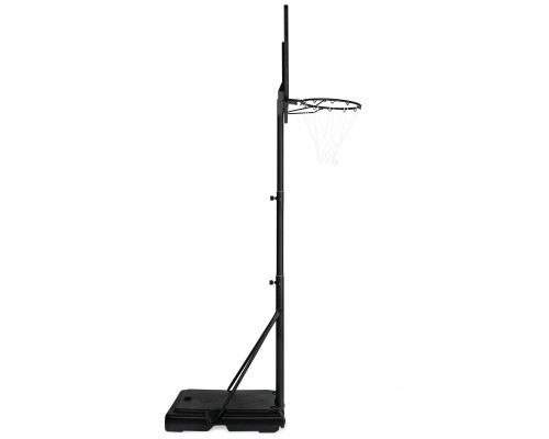 Стійка баскетбольна VIRTUFIT 145-305 см, чорно-біла