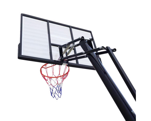 Стійка баскетбольна inSPORTline Cleveland Steel III, чорно-біла