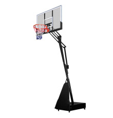 Стійка баскетбольна inSPORTline Cleveland Steel III, чорно-біла