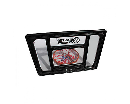 Щит баскетбольний MASTER MASSPSB-37, 80 x 58 см, чоро-білий