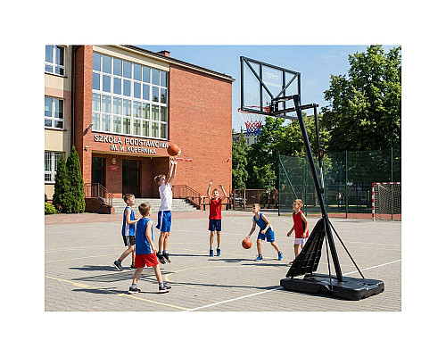 Стійка для баскетболу Neo‑Sport NS‑284 160-305 см, чорна