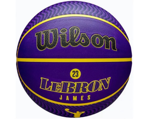 М'яч баскетбольний Wilson NBA PLAYER ICON OUTDOOR BSKT LEBRON NE розмір 7