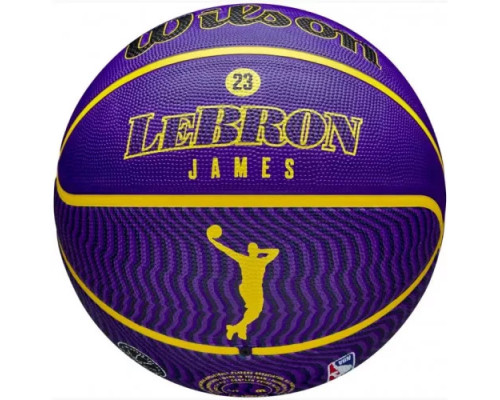 М'яч баскетбольний Wilson NBA PLAYER ICON OUTDOOR BSKT LEBRON NE розмір 7
