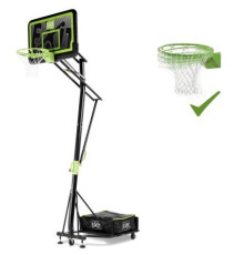 Стійка баскетбольна мобільна EXIT Galaxy black + кільце з амортизацією