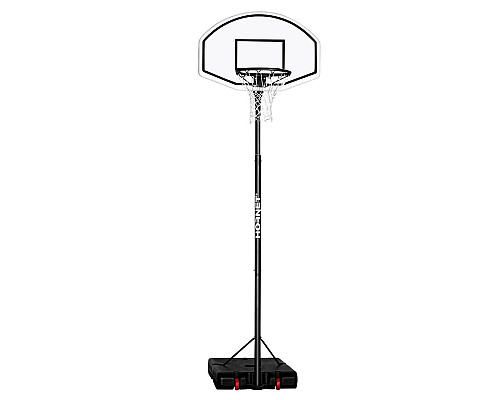 Стійка баскетбольна Hudora 71627 Hornet XXL 305 см, м'яч + насос, чорно-біла