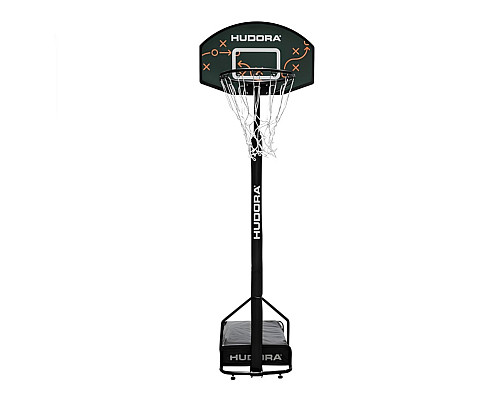 Стійка баскетбольна Hudora 71756 Playoff 205 см, чорна