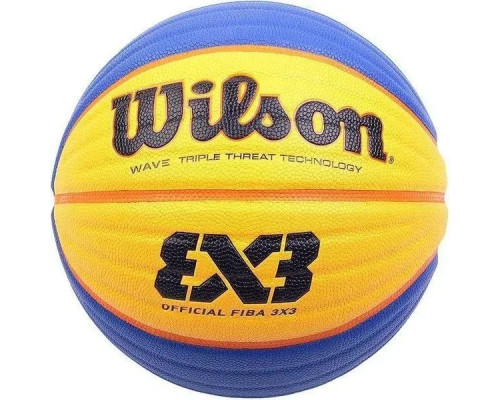 М'яч баскетбольний Wilson Fiba 3X3 game розмір 6, жовто-синій