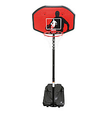 Стійка баскетбольна регульована inSPORTline Boston 305 см, чорно-червона