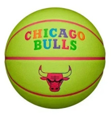 М'яч баскетбольний Wilson NBA TEAM NEON BSKT CHI BULLS розмір 7