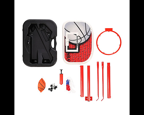 Стійка баскетбольна NILS ZDK881G 140 см, червоно-біла