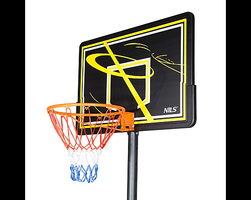 Стійка баскетбольна NILS ZDK319E 305 см, чорно-жовта