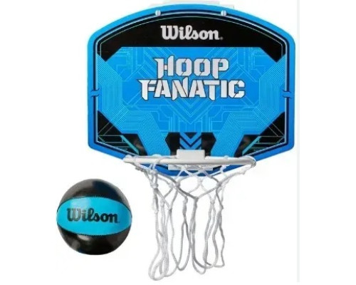 Набір баскетбольний Wilson HOOP, чорно-синій