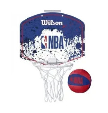 Набір баскетбольний Wilson NBA TEAM MINI HOOP NBA RWB, різнокольоровий