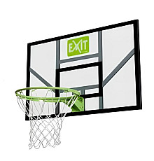 Щит баскетбольний Exit Galaxy 45 см, чорно-зелений