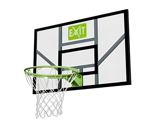 Щит баскетбольний Exit Galaxy 45 см, чорно-зелений