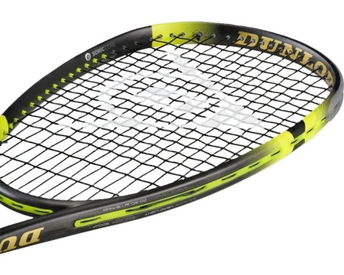 Ракетка для сквошу Dunlop SONICCORE ULTIMATE 132 NH, чорно-зелена