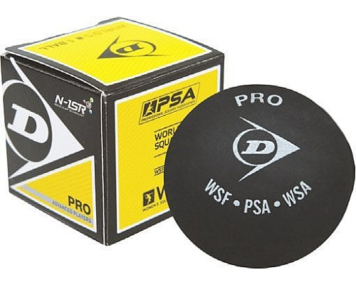 М'ячі для сквошу Dunlop PRO 12 шт, чорні