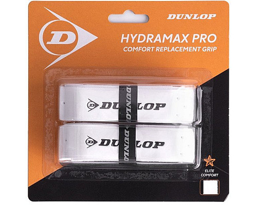 Обмотка для сквош-ракетки Dunlop Hydramax PRO 2 шт, біла