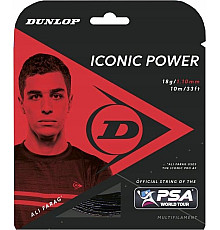 Струни для сквошу Dunlop Iconic Power, чорні