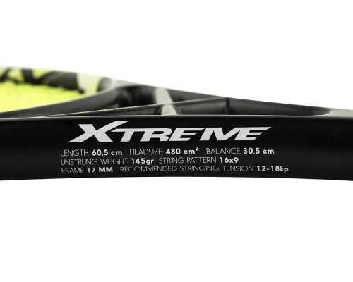 Ракетка для швидкісного бадмінтону Speedminton Xtreme Racket, чорно-жовта