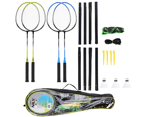 Набір для бадмінтону NILS NRZ014 блакитно-зелений