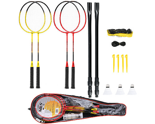 Набір для бадмінтону NILS NRZ264 жовто-червоний