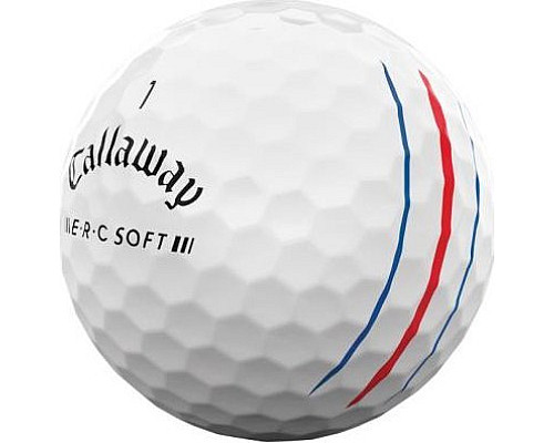 М'ячі для гольфу Callaway ERC Soft Triple Track 2023 12 шт, білі