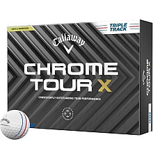 М'ячі для гольфу Callaway Chrome Tour X Triple Track 12 шт, білі